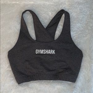 Gymshark gray longline sports bra